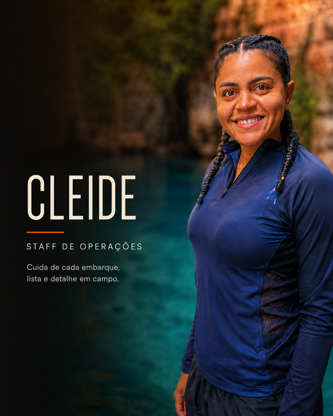 Cleide — Staff de Operações da Você Trilhando